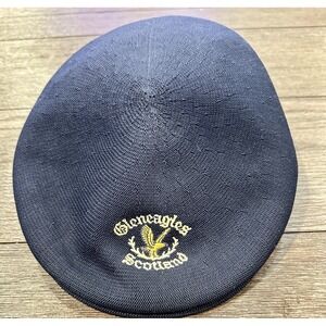KANGOL Gleneagles Scotland navy blue Cap‎ Cabbie golf hat